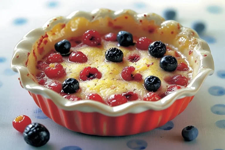 Clafoutis aux fruits rouges