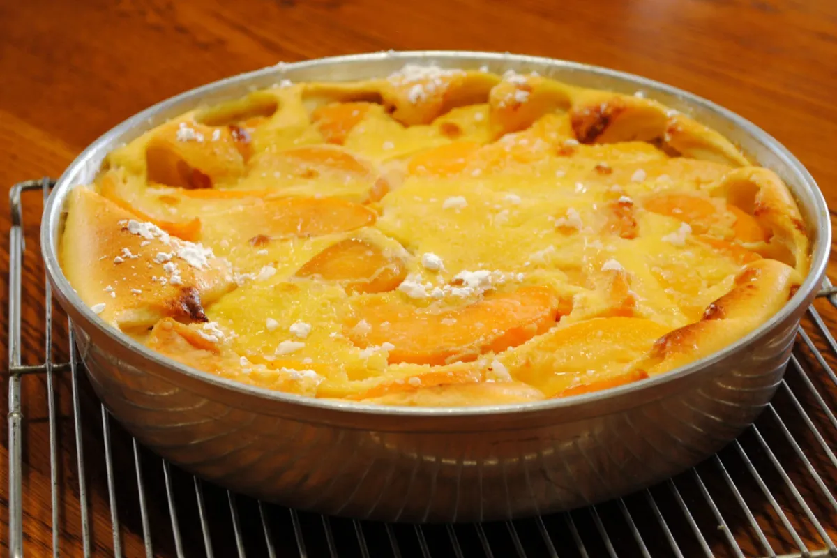 Clafoutis aux pêches