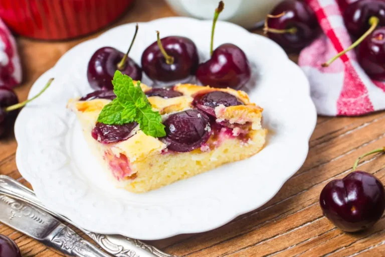 Clafoutis aux cerises et fromage blanc