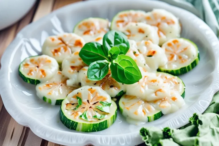 Courgettes à la Mozzarella