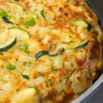 flan de courgette et saumon
