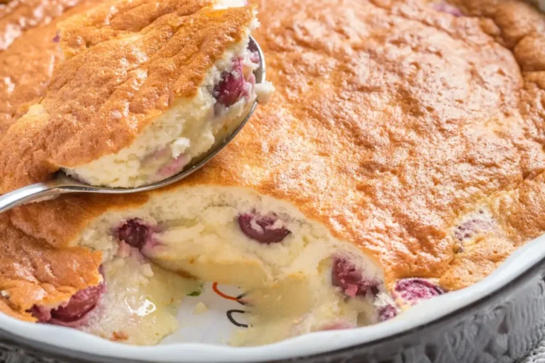 Flan pâtissier aux cerises