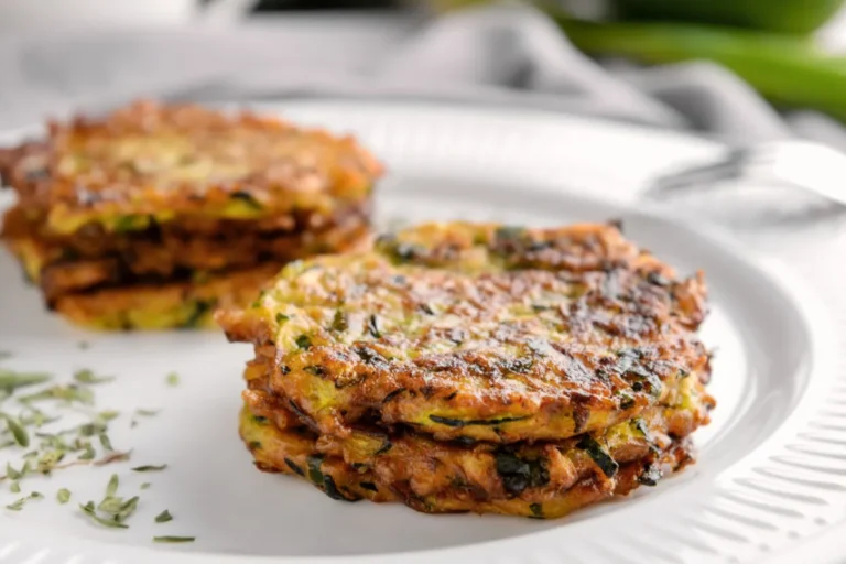 galettes légères de courgettes et thon