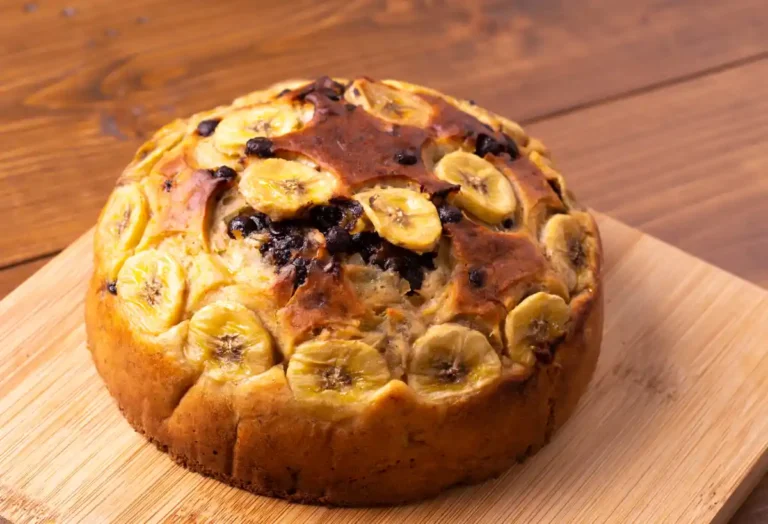 gâteau renversé aux bananes