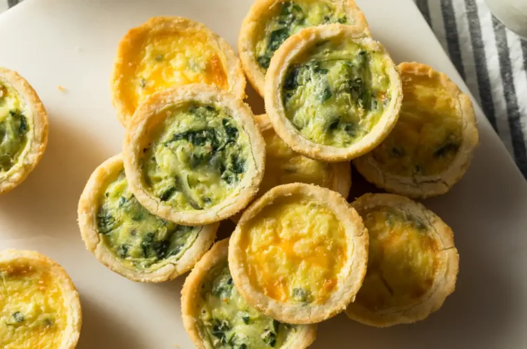Quiches Roulées aux Épinards et Fromage