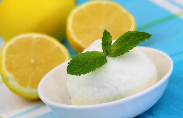 Sorbet au Citron Maison