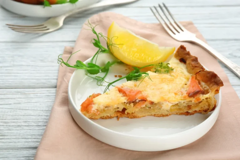 Tarte légère au saumon et ricotta