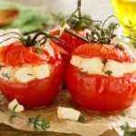 Tomates farcies au chèvre