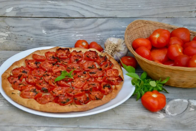 tarte à la tomate et moutarde