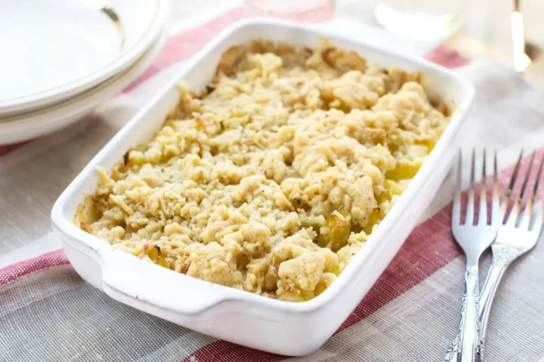 Crumble de courgettes au chèvre frais