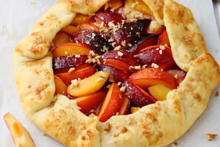 Tarte rustique aux nectarines